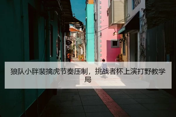 狼队小胖裴擒虎节奏压制，挑战者杯上演打野教学局